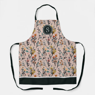 Boho Chic Vibes: stoffige Rozen Waterverf Schort