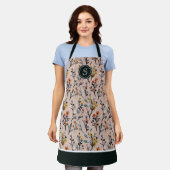 Boho Chic Vibes: stoffige Rozen Waterverf Schort (Gedragen)