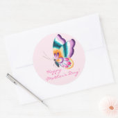 Boho chic vlinder | Fijne Moederdag Stickers (Envelop)
