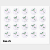Boho Chic Vlinders Gelukkige Moederdag Stickers (Vel)