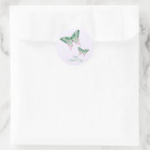 Boho Chic Vlinders Gelukkige Moederdag Stickers (Tas)