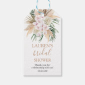 Boho chic vrijgezellenfeest cadeau labels cadeaulabel (Voorkant)