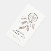 Boho Chic Waterverf Baby shower Servet (Hoek)