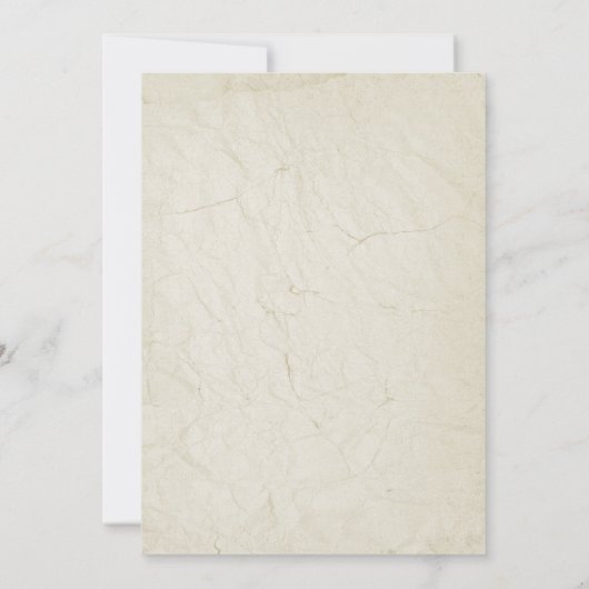 Boho Chic Waterverf Bloemen Koe Schedel Huwelijk Save The Date (Achterkant)