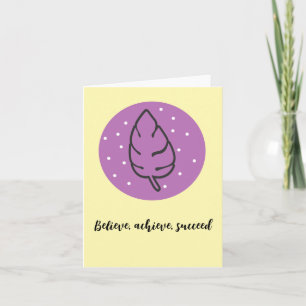 Boho Chic Waterverf Bloemendeken Inspirerend Kaart