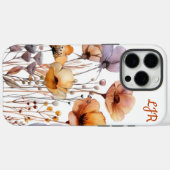 Boho Chic Waterverf Floral Case-Mate iPhone Case (Achterkant (horizontaal))