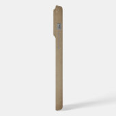 Boho Chic Waterverf Zonnebloem Veer Koe Schedel iPhone Hoesje (Linkerkant)