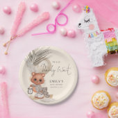 Boho Chic we kunnen Baby shower afwachten Papieren Bordje (Feest)