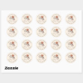 Boho Chic We kunnen het Baby shower van Bedankt af Ronde Sticker (Vel)