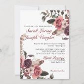 Boho Chic Wedding Uitnodiging (Voorkant)