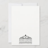 Boho Chic Wedding Uitnodiging (Achterkant)