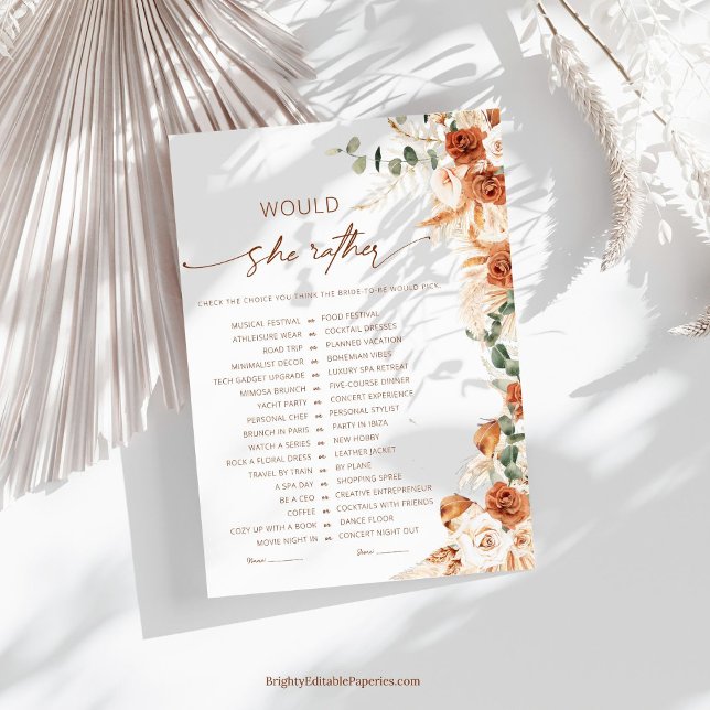 Boho Chic wil dat ze liever Vrijgezellenfeest spel (Creator heeft geüpload)