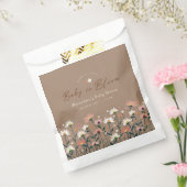 Boho Chic Wilde Bloem Baby in Bloom Feest Bedankzakje (Gezegeld)