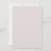 Boho Chic Wilde Bloem Waterverf Bruiloft Kaart (Achterkant)