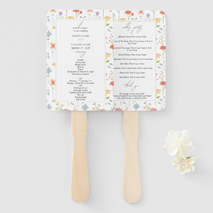 Boho Chic Wilde Bloemen Bloemstuk Bruiloft Handwaaier
