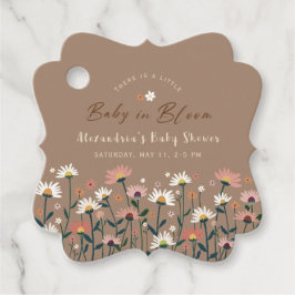 Boho Chic Wildflower Baby in Bloom Shower Bedankjes Labels