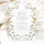 Boho Chic Wildflower Vrijgezellenfeest Kaart<br><div class="desc">Minimalistisch Wildflower Boho Elegant en Modern Script Vrijgezellenfeest for Autumn (Herfst),  Winter,  Spring of Summer Invitations - omvat prachtige en elegante scripttypografie voor de speciale Bride die voor de viering van de bruiloft moet zijn.</div>