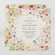 Boho Chic Wildflower Vrijgezellenfeest