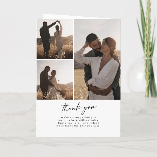 Boho Chic Wildflower We Do Gevouwen Trouwprogramma Programma (Achterkant)