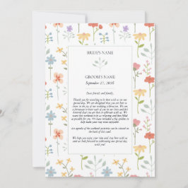 Boho Chic Wildflowers Bloemen Huwelijksreis