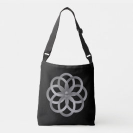 Boho Chic Zilveren Mandala Crossbody Tas