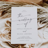 Boho chic zilvergrijs de bruiloft van kaart