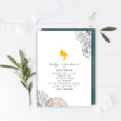 Boho Chick Baby shower Uitnodiging