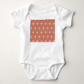 Boho chique bloemen: modern naadloos design romper (Voorkant)