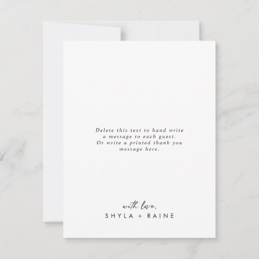 Boho chique bordeaux rood bruiloft foto collage bedankkaart (Achterkant)