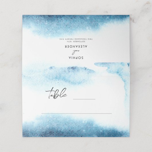 Boho-chique bruiloft Plaats & Escort Kaarten Plaatskaartje (Buitenkant ongevouwen)