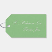 Boho chique Franse land lavendel  bij Cadeaulabel (Achterkant Horizontaal)