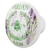 Boho chique Franse land lavendel  bij Keramische Knop (Rechts)