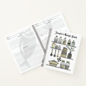 Boho-chique gele keuken decor Recept Boek (Binnen)