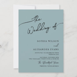 Boho-chique huwelijksuitnodiging, pastelkleuren. kaart