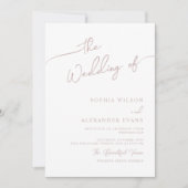 Boho-chique huwelijksuitnodiging, pastelkleuren. kaart (Voorkant)