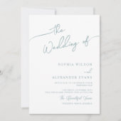 Boho-chique huwelijksuitnodiging, pastelkleuren. kaart (Voorkant)