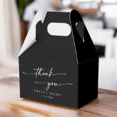 Boho Chique KLEUR BEWERKBAAR Dank u bruiloft Bedankdoosjes