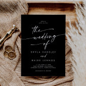 Boho Chique KLEUR bewerkbaar De bruiloft van Kaart