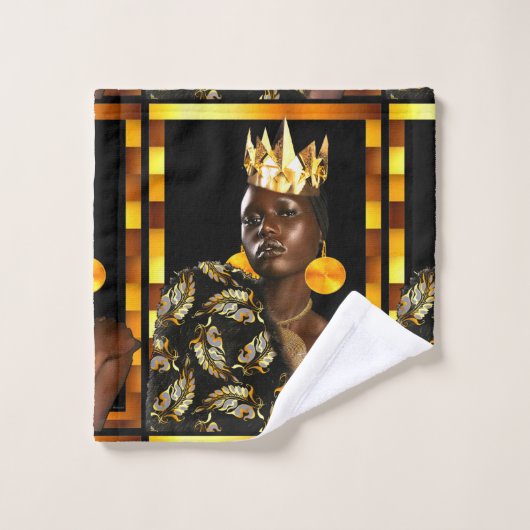 "Boho Chique met Afrikaanse Flair" Badhanddoek Set Bad Handdoek (Wasdoekje)