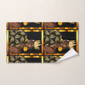 "Boho Chique met Afrikaanse Flair" Badhanddoek Set Bad Handdoek (Handdoek)