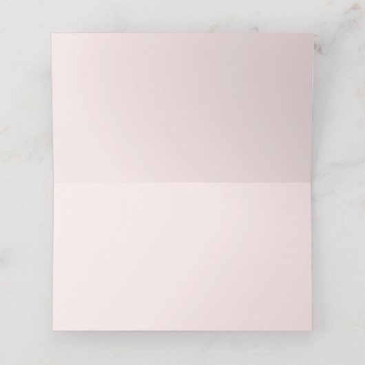 Boho chique roze pioen bloemig plaatskaartje (Binnenkant ongevouwen)