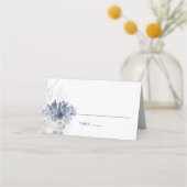 Boho chique strand bestemming bruiloft plaatskaartje (Voorkant)