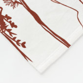 Boho Chique Zodiac Teken Tegel Patroon Astrologie Fleece Deken (Hoek)