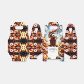 Boho Chocolate Baby shower Bedankdoosjes (Uitgevouwen)