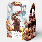 Boho Chocolate Baby shower Bedankdoosjes (Geopend)