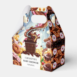 Boho Chocolate Baby shower Bedankdoosjes