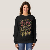 Boho Christelijk Bijbelvers Christelijk Jesus Lovi Trui (Voorkant volledig)
