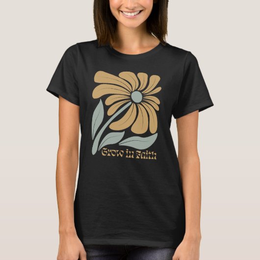 Boho Christelijk Faith Inspirerend T-shirt (Voorkant)