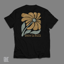 Boho Christelijk Groei in het Geloof Inspirerend T-shirt