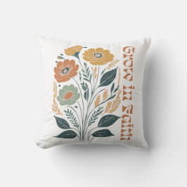 Boho Christelijk Inspirerend groeit in geloof Kussen